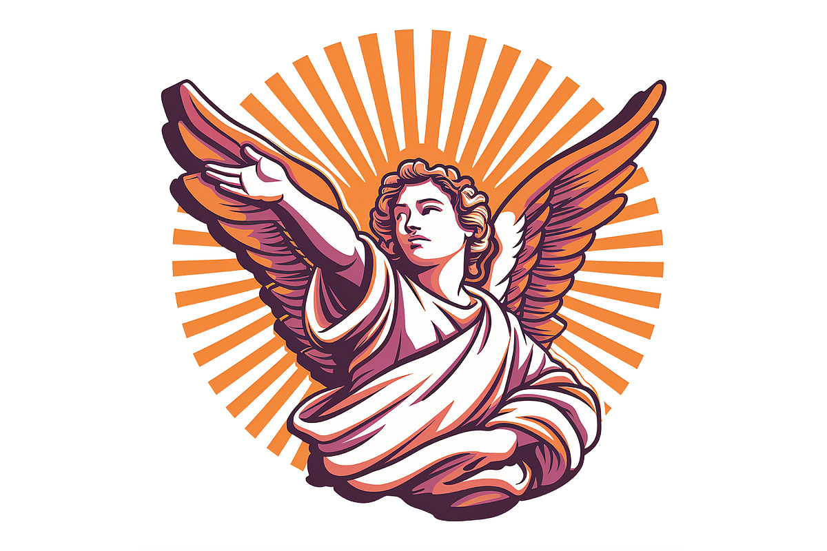 Sacred Angel Illustration with Halo, a Person Illustration by Ghagra (Photo 2 of 3)