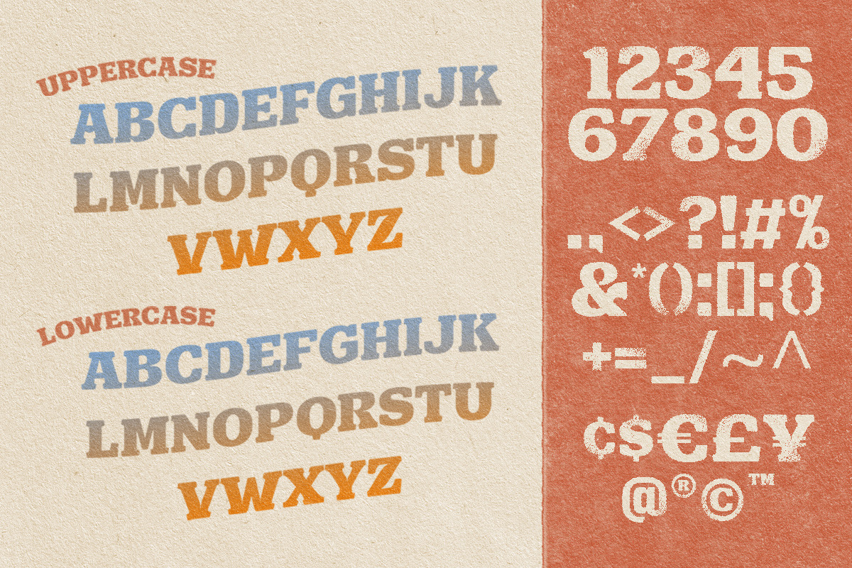 Hulberk - a Nostalgic Slab Serif, a Slab Serif Font by Letterhend Studio (Photo 5 of 9)