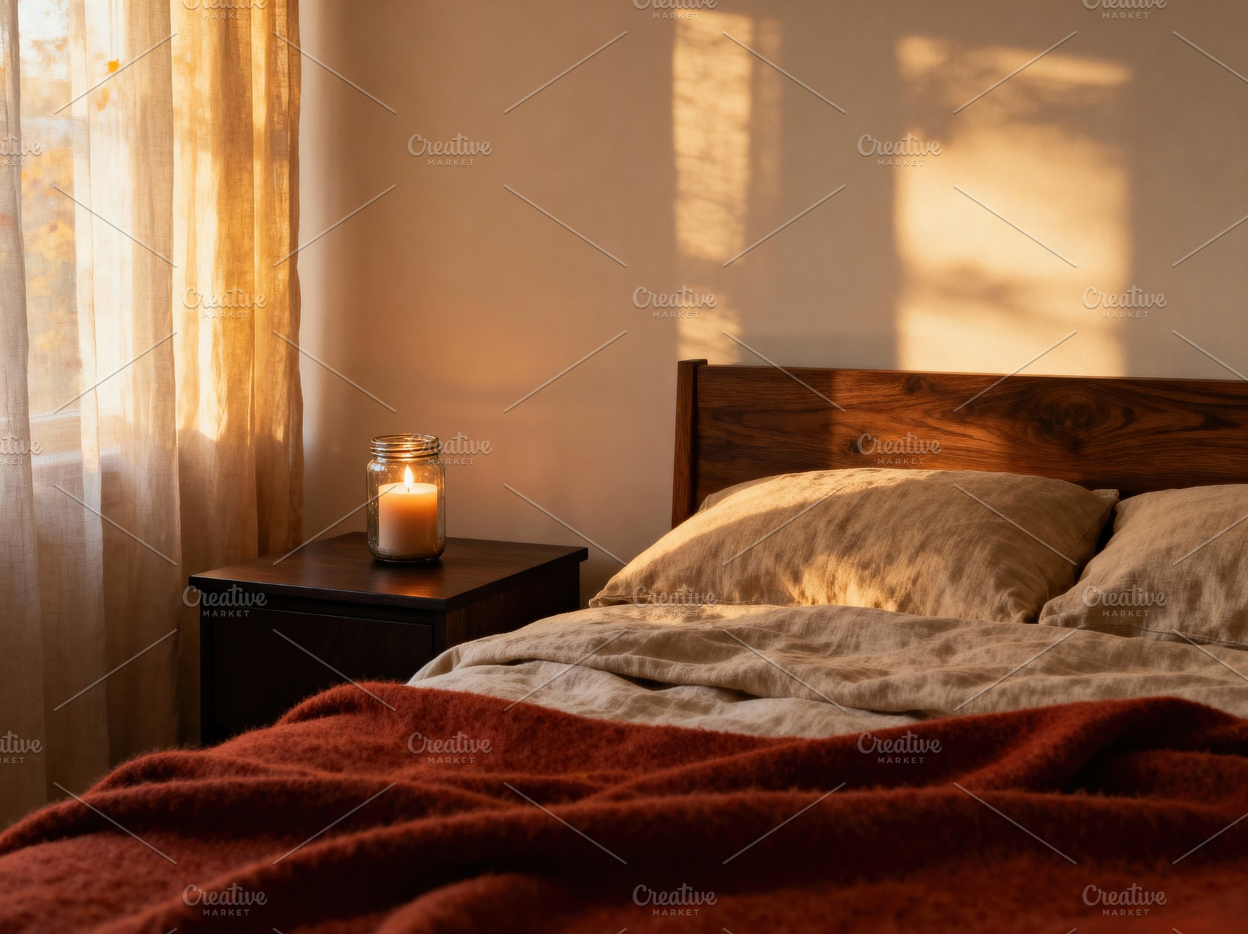 Cozy Hygge Bedroom Aesthetic, an Architecture Photo by Virgo Studio
