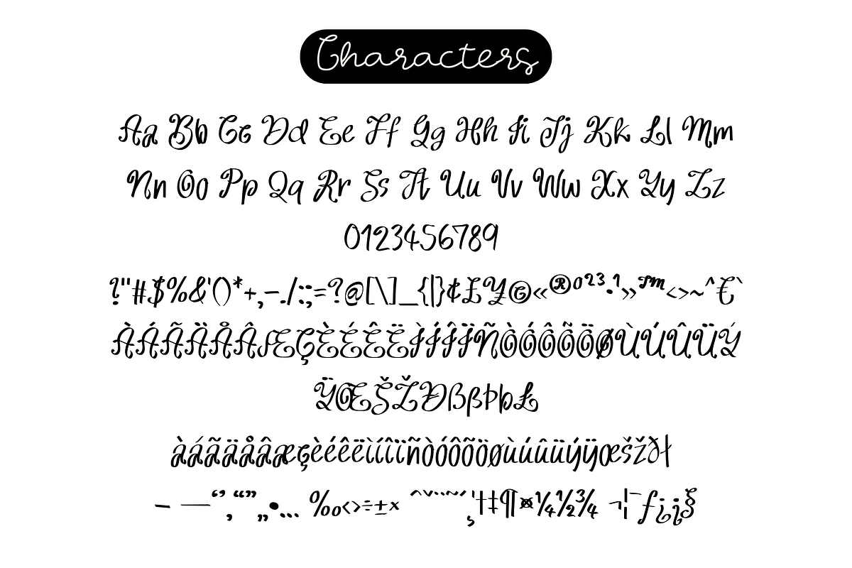 Amelia Notes is a handwritten font, a Handwritten Font by Brown Cupple (Photo 7 of 7)