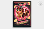 Forever Friends Flyer Template, a Flyer Template by ThatsDesignArt (Thumbnail 1 of 7)