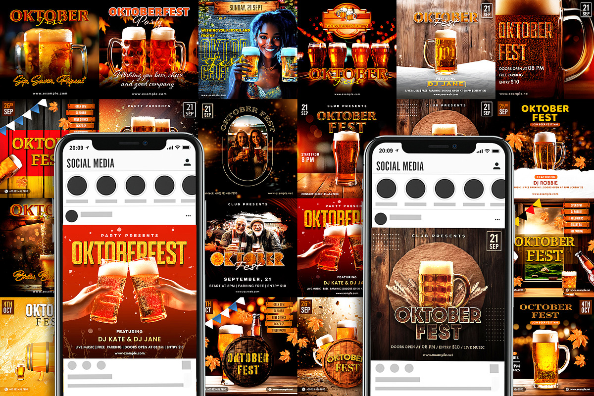 Oktoberfest Social Media Bundle-PSD, a Social Media Template by Allies Interactive (Photo 4 of 4)