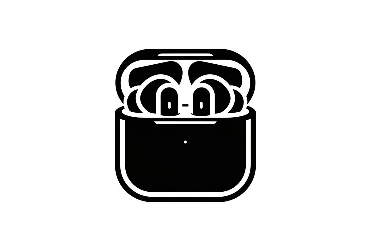 50 Wireless Earbuds Silhouette Icon, an Illustration by abu67222 (Photo 42 of 51)