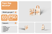 Paper Bag Mockup, a Product Mockup by Pixie Creative (Thumbnail 4 of 4)