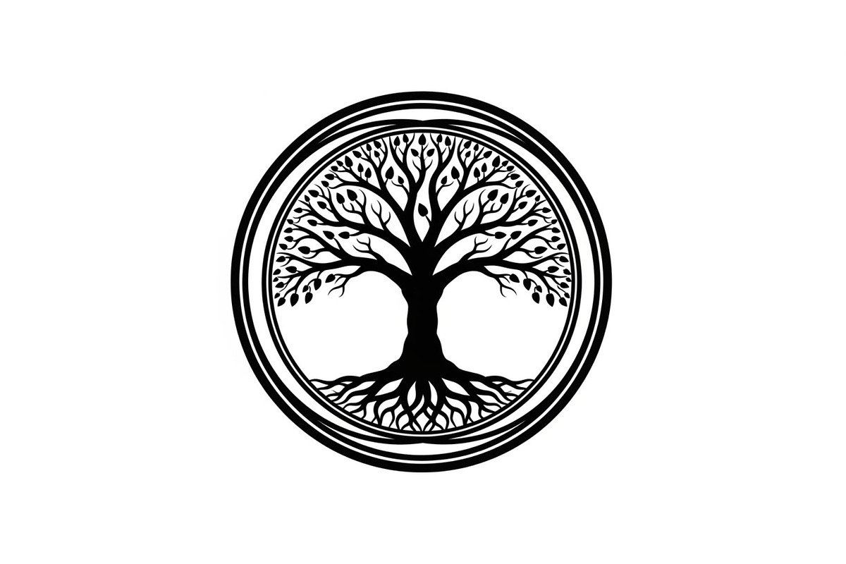 Tree of Life Circle Frame Bundle, an Illustration by Gaye Art (Photo 41 of 51)