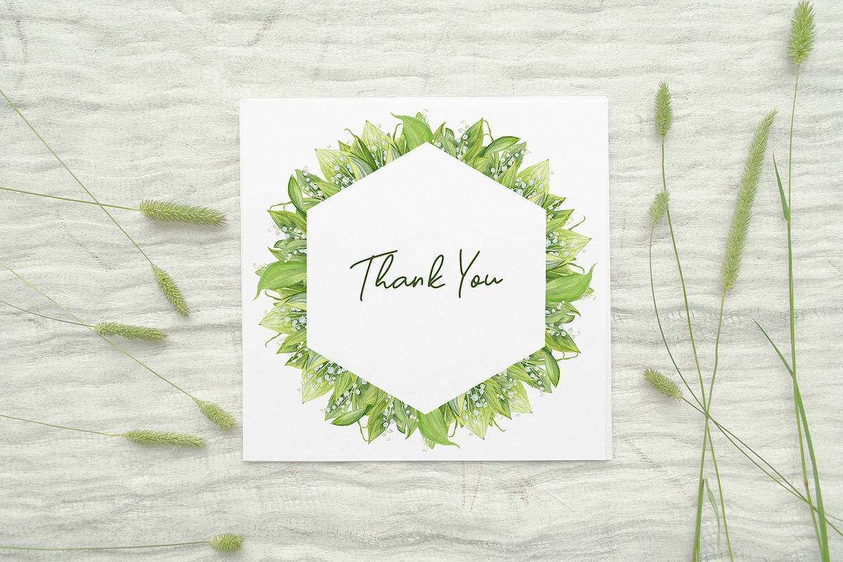 Lily Of The Valley Watercolor Flower, a Seasonal Illustration by NataliArkushArt (Photo 14 of 14)