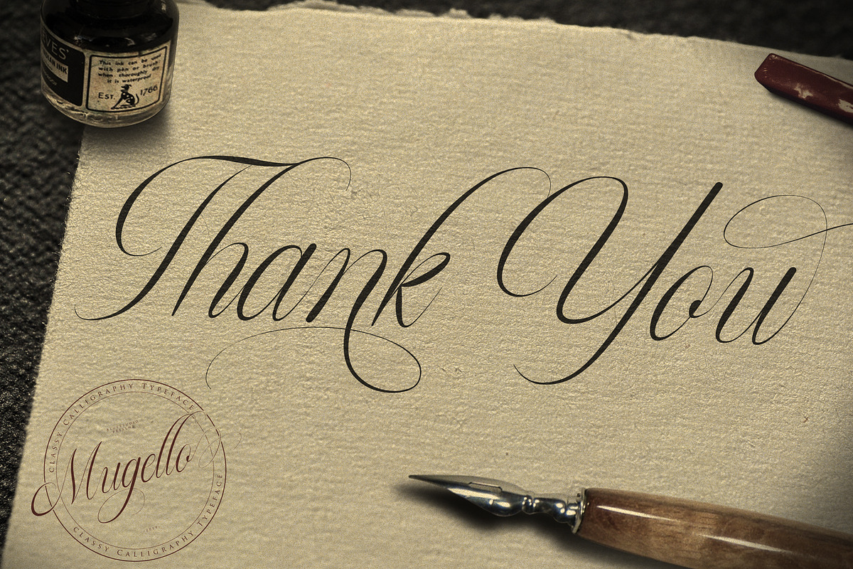 Mugello // Classy Calligraphy, a Script Font by Bluestudio (Photo 9 of 10)