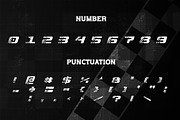 Roster Racing - Decorative Font, a Sans Serif Font by Brown Cupple (Thumbnail 6 of 7)
