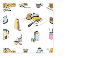 Dairy products seamless patterns, a Pattern Graphic by Good Studio (Thumbnail 2 of 5)