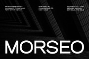 Morseo - Family Sans Serif Font, a Sans Serif Font by Flawless And Co (Thumbnail 1 of 10)
