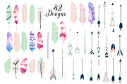 SALE Design Bundle Arrow & Feather, an Object Graphic by Desiree Lange (Thumbnail 4 of 4)