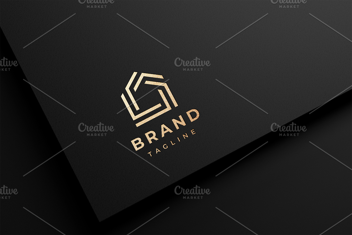 Abstract house logo design template., a Branding & Logo Template by lettett (Photo 3 of 4)