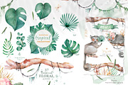 Cute Giraffes Watercolor Tropic, an Animal Illustration by Ann Art Houze (Thumbnail 5 of 11)