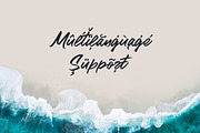 Modestine Script, a Script Font by kavoon (Thumbnail 9 of 9)