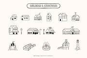 Travel Map Creator Collection, an Illustration by Happy Monday Creative (Thumbnail 2 of 22)