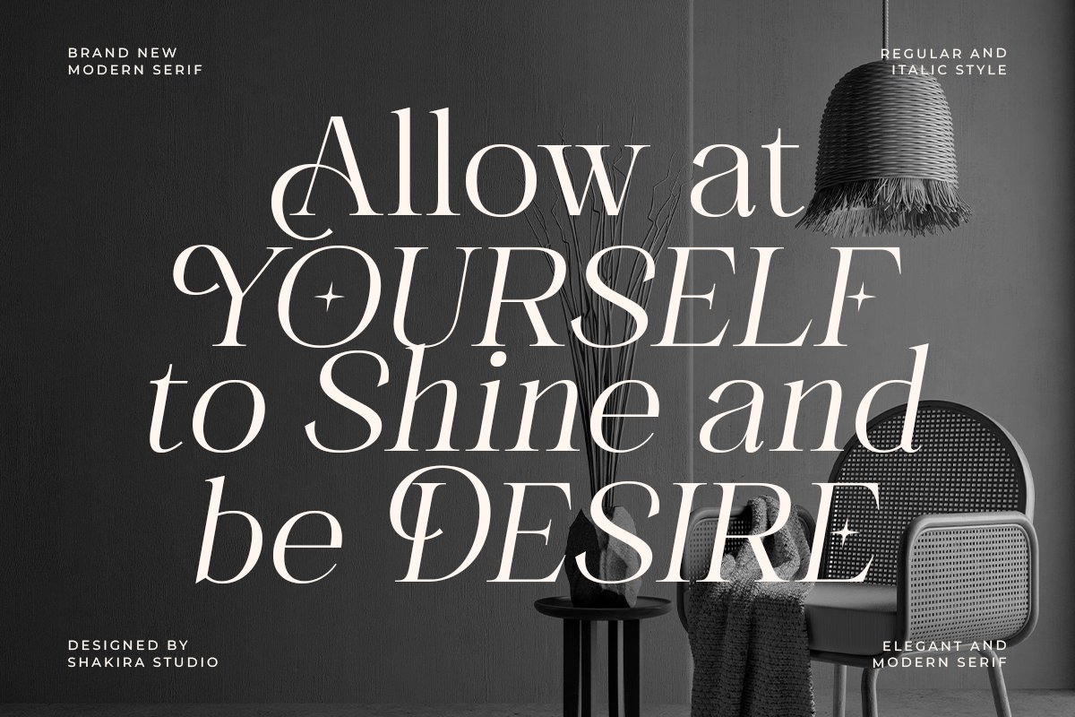 Voices Miracle - Minimal Elegant, a Serif Font by Shakira Studio (Photo 2 of 10)