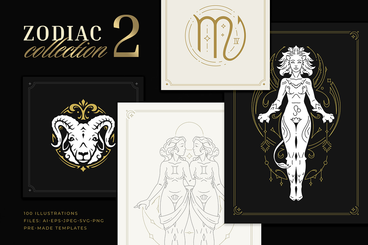 Zodiac Collection, a Graphic by Vasya Kobelev (Photo 1 of 11)