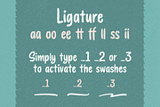 Bloom Monday - Rough Script, a Script Font by Letterhend Studio (Thumbnail 7 of 9)