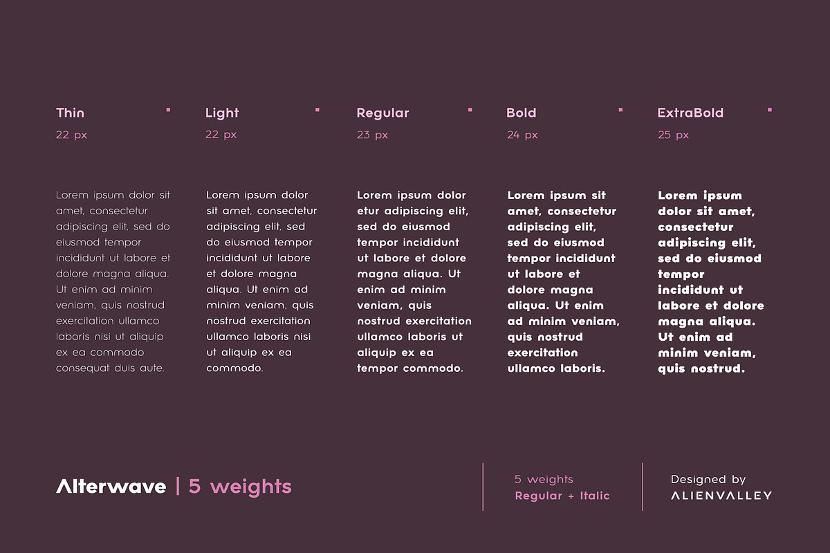 Alterwave - Sans Serif Font Family preview 5