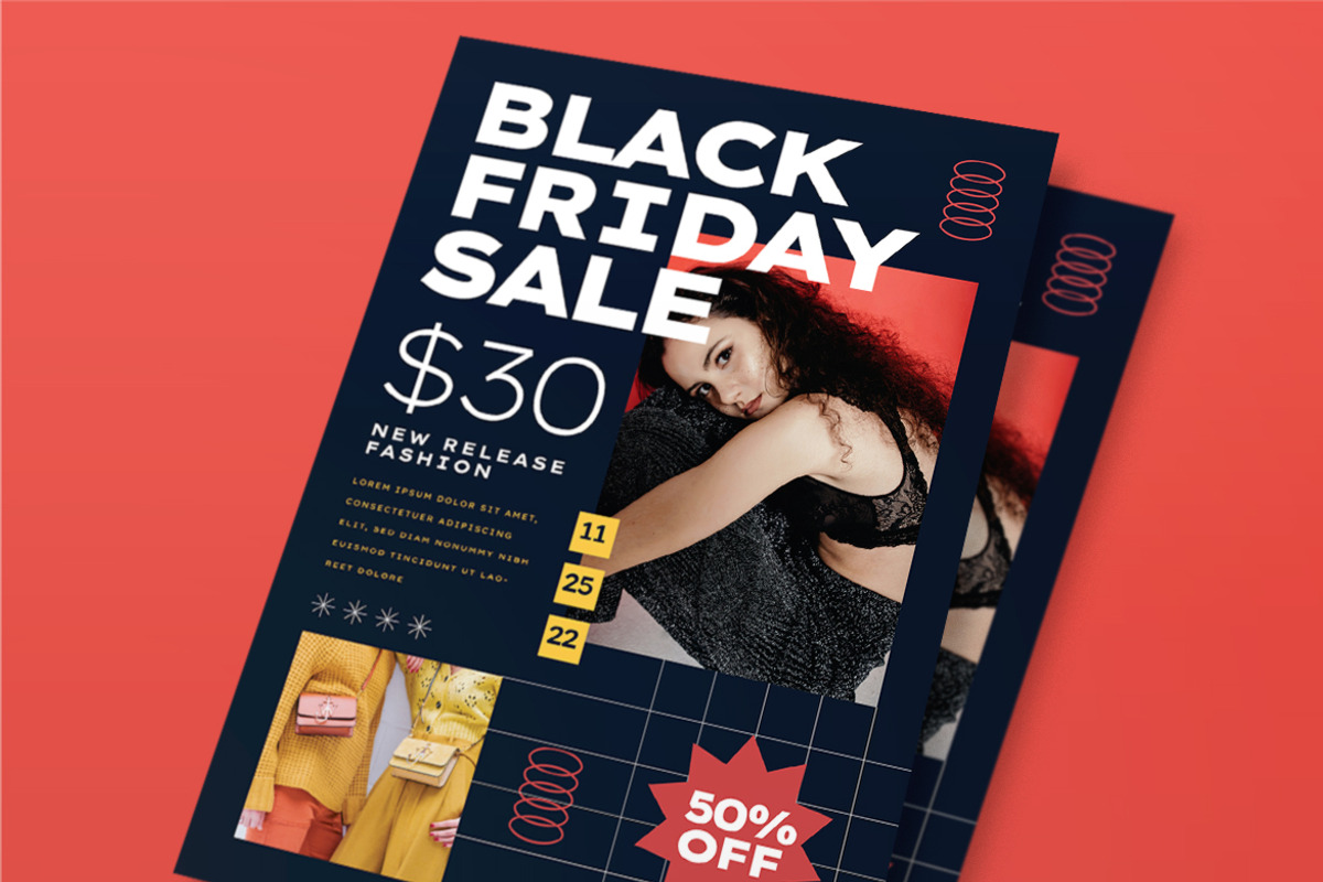 Black Friday Sale Flyer, a Flyer Template by Tokosatsu (Photo 1 of 3)