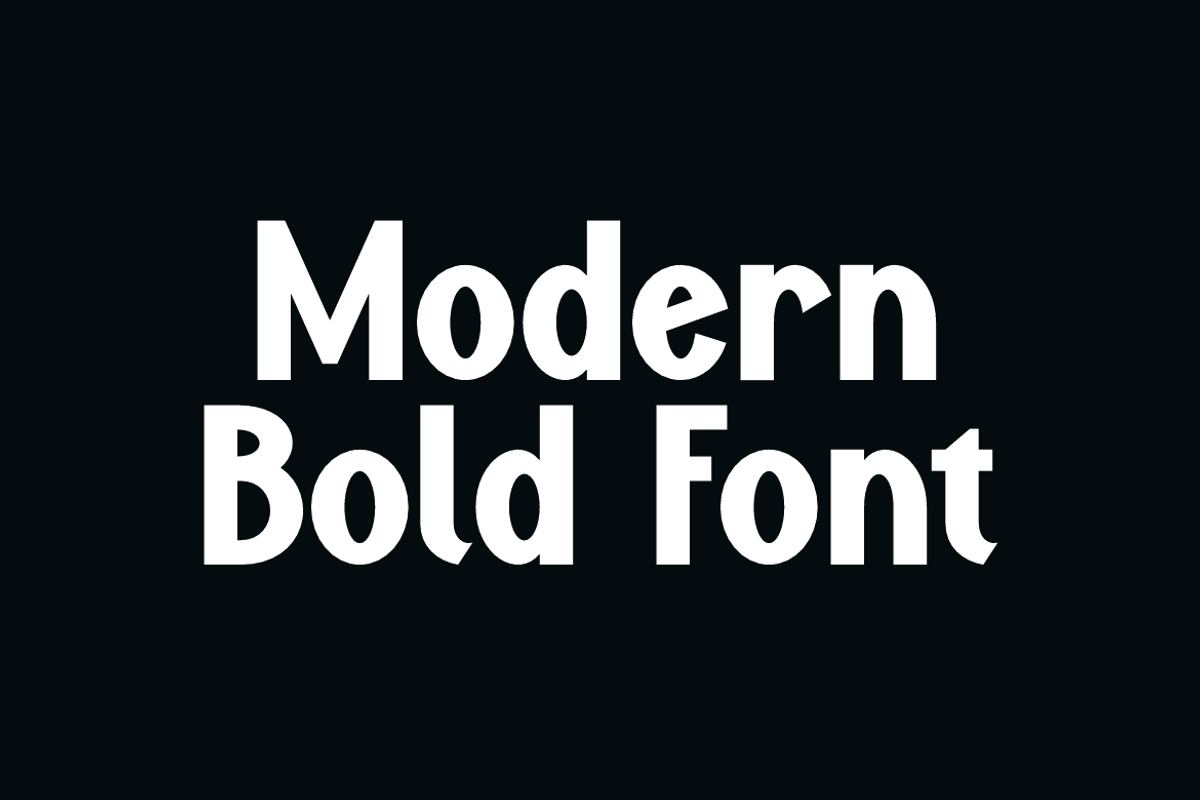 Mono Qaftots Modern Bold Brand Font, a Sans Serif Font by QR Design Studio (Photo 6 of 16)