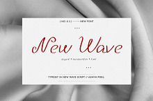 New Wave Vintage Cursive Script Font