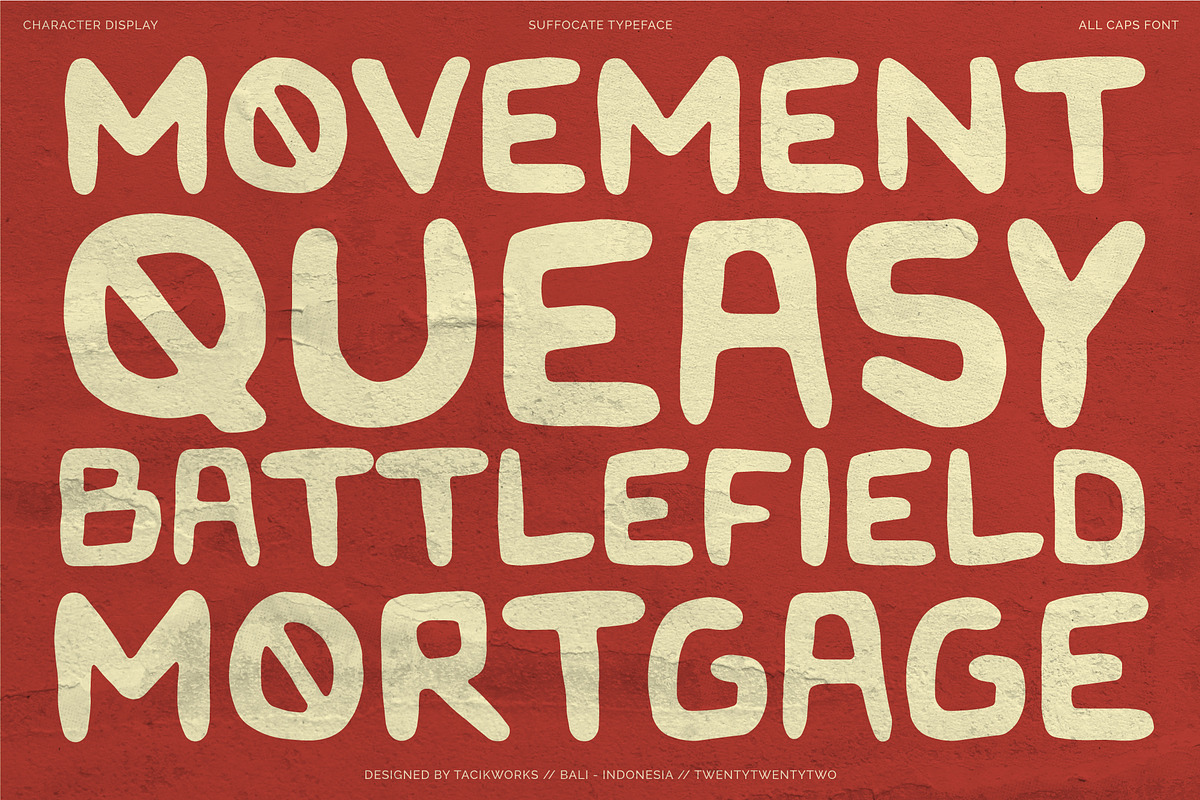 Suffocate Typeface, a Serif Font by Wortfice (Photo 3 of 6)
