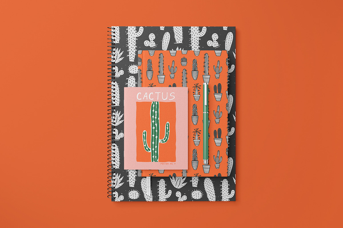 Cactus Patterns, Graphics & more, a Pattern Graphic by Dedraw Studio (Photo 13 of 14)