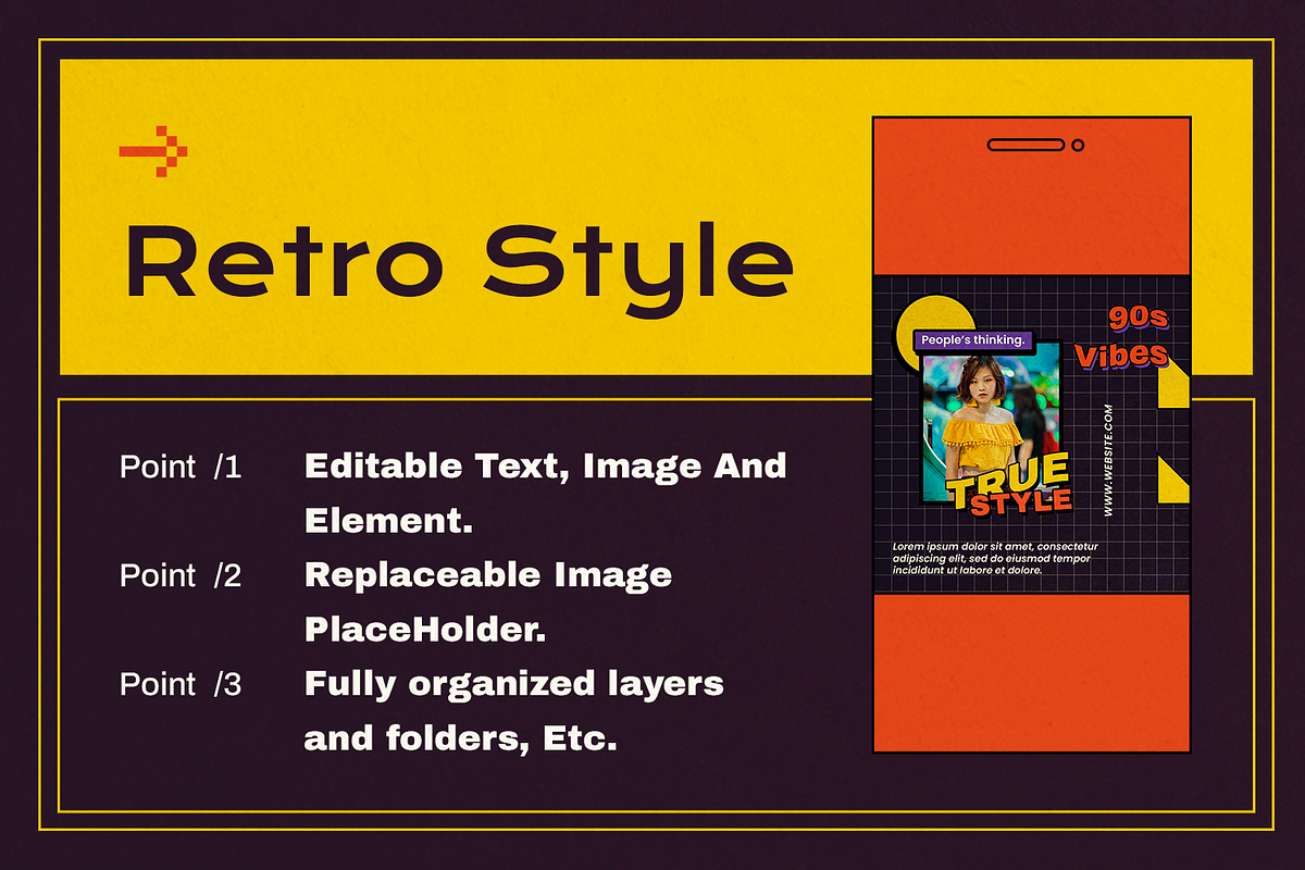 Gordal Post & Story Template, a Social Media Template by Creatchees.std (Photo 2 of 5)