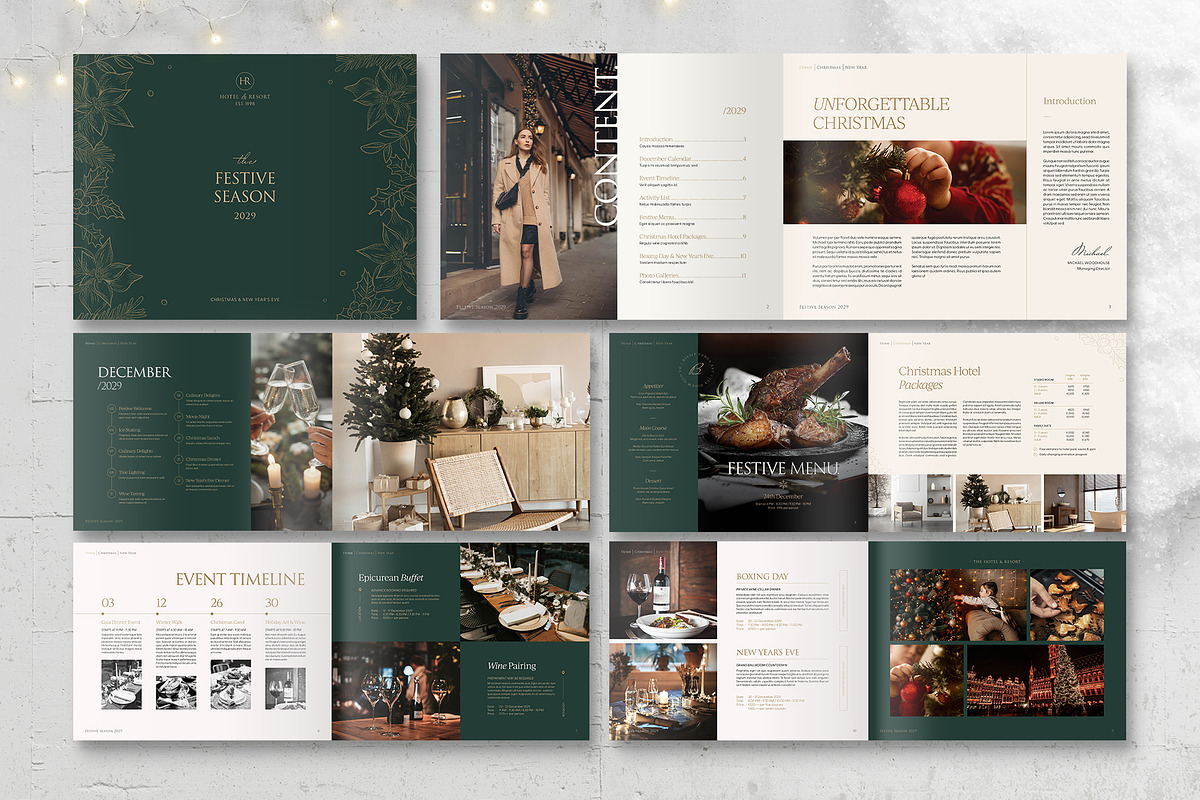 Christmas Brochure Template, a Brochure Template by BrandPacks (Photo 3 of 3)