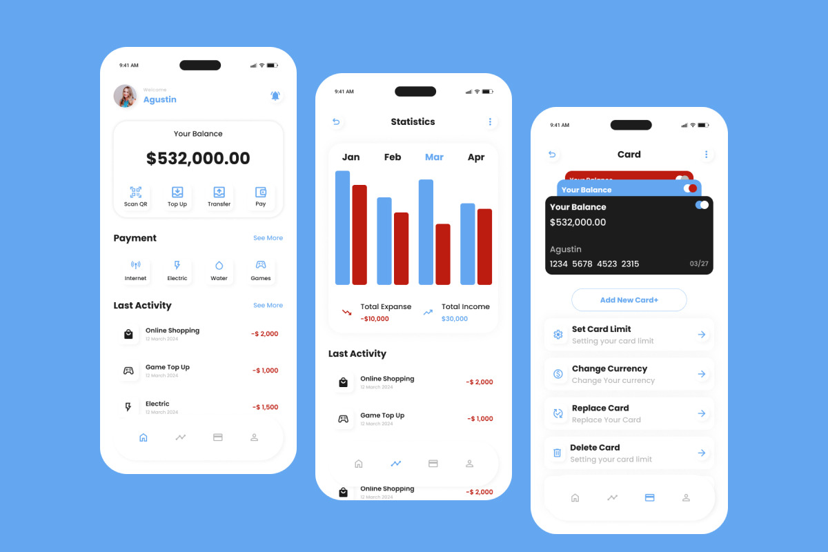CashFlow - Banking Mobile App, an App Template by twinstd (Photo 4 of 5)