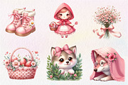 Little Red Riding Hood Cute, an Illustration by CreationArt (Thumbnail 8 of 9)