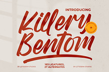 Killery Bentom Modern Brush Font