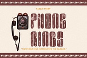 Sazzle Rounded Stamp, a Sans Serif Font by Craft Supply Co. (Thumbnail 2 of 8)