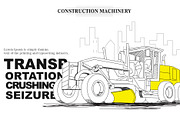 Construction machinery 20 ITEMS, a Technology Illustration by Vladimir Vihrev (Thumbnail 14 of 20)