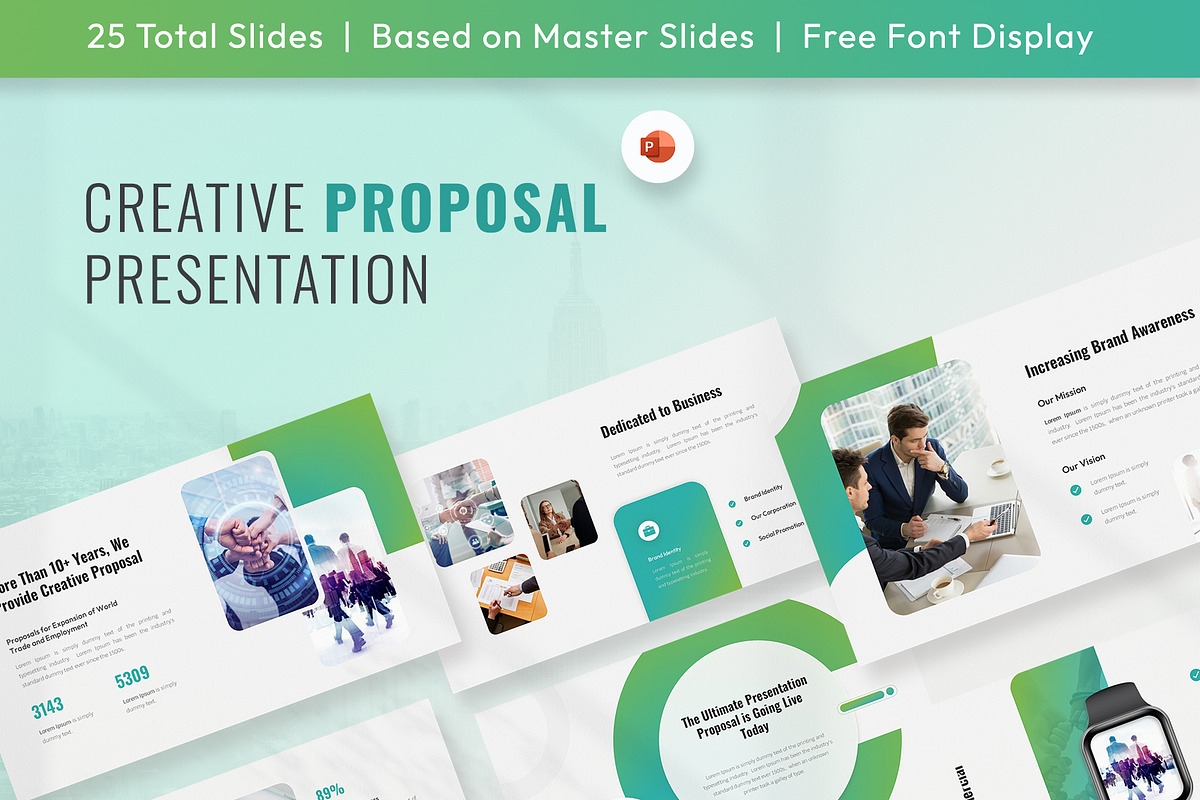 Creative Proposal PowerPoint, a Presentation Template by Premast (Photo 1 of 3)