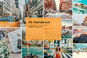 05. Wanderlust Blogger Presets