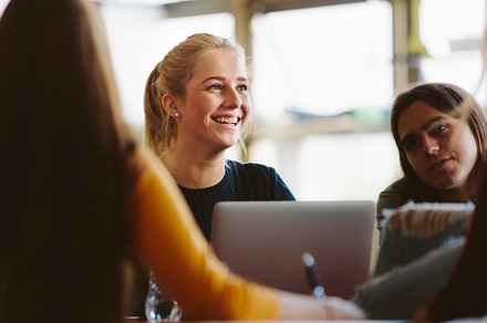 University students in classroom stock photo containing assignment and book, a School & Education Photo by Jacob Lund