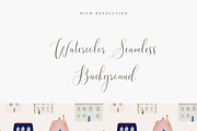 Whimsical Houses Seamless Pattern PN, a Pattern Graphic by Pati Charm Studio (Thumbnail 3 of 8)