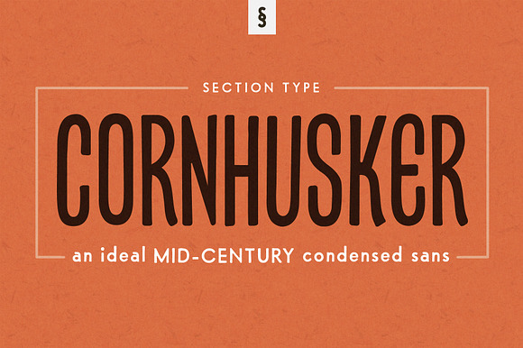 Cornhusker Regular | Condensed Font preview 8