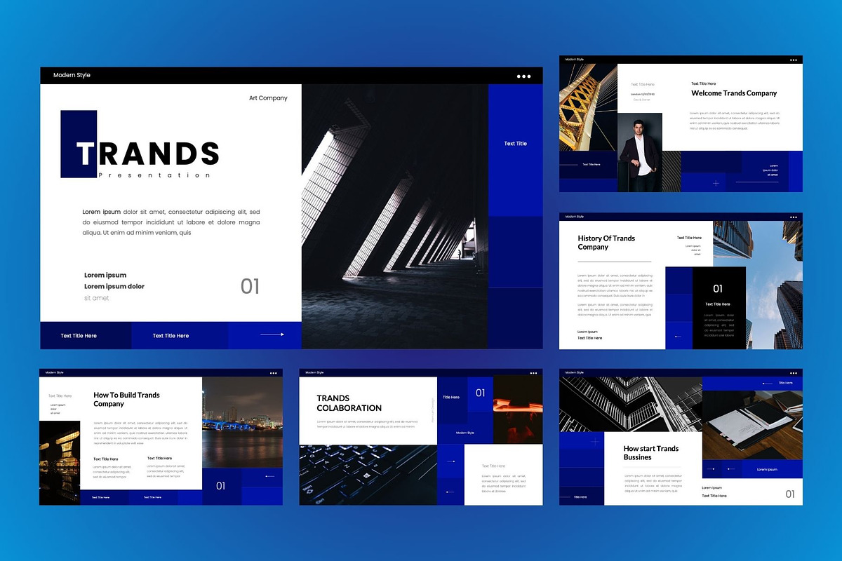 Trands  Business Keynote Template, a Presentation Template by Rizki Herdian (Photo 2 of 5)