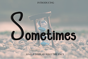 Sometimes, a Sans Serif Font by InermediaSTUDIO (Thumbnail 1 of 8)