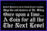 Waves CPC, a Blackletter Font by Christopher P. Cacho (Thumbnail 7 of 9)