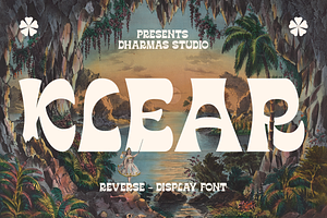 Klear - Reverse Display Font