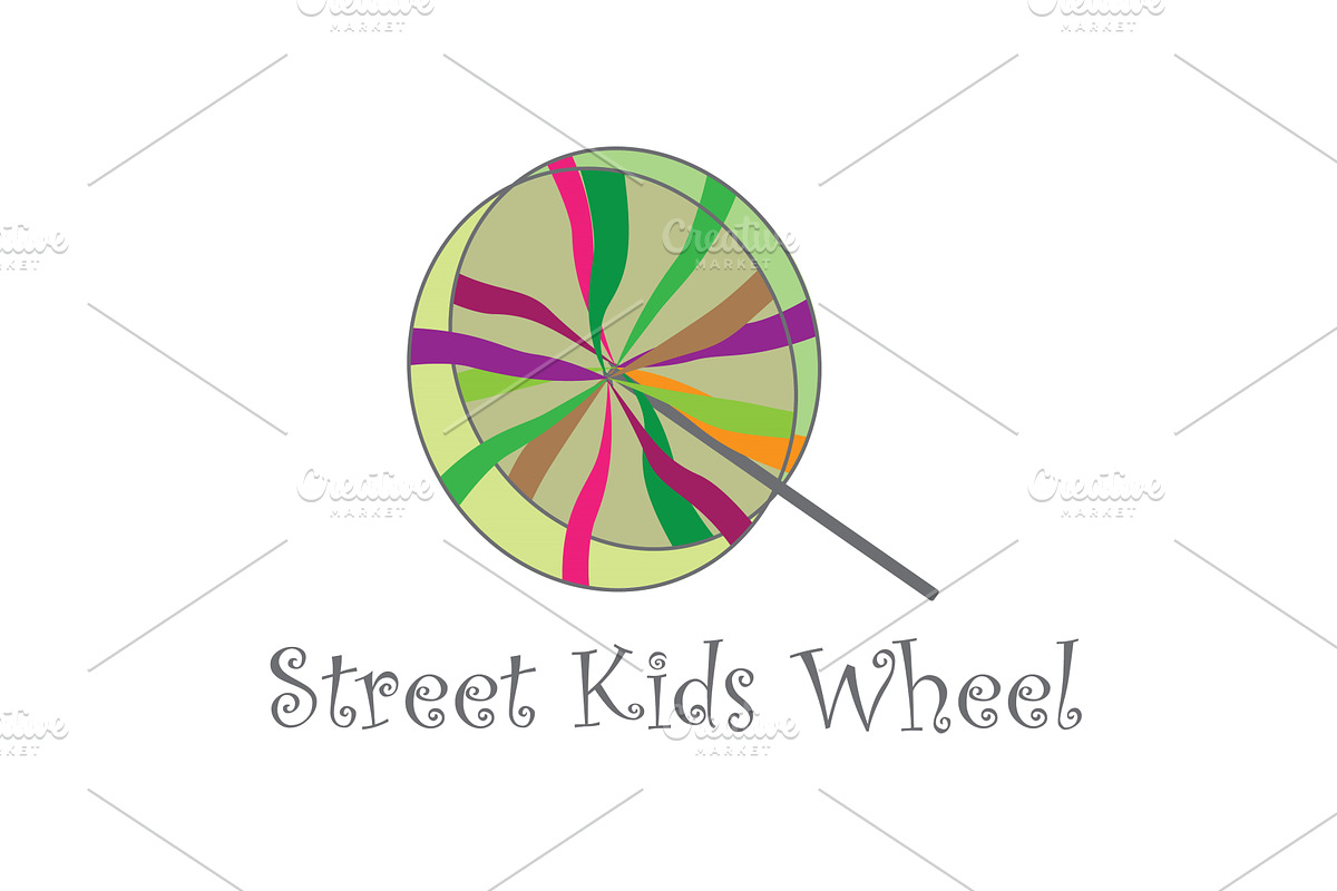 Abstract fan toy playful joy, a Person Illustration by LogosDen