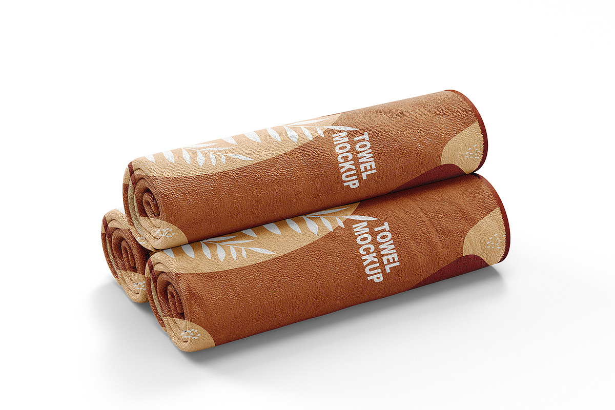 Towel Mockup, a Product Mockup by Designbuys (Photo 3 of 19)