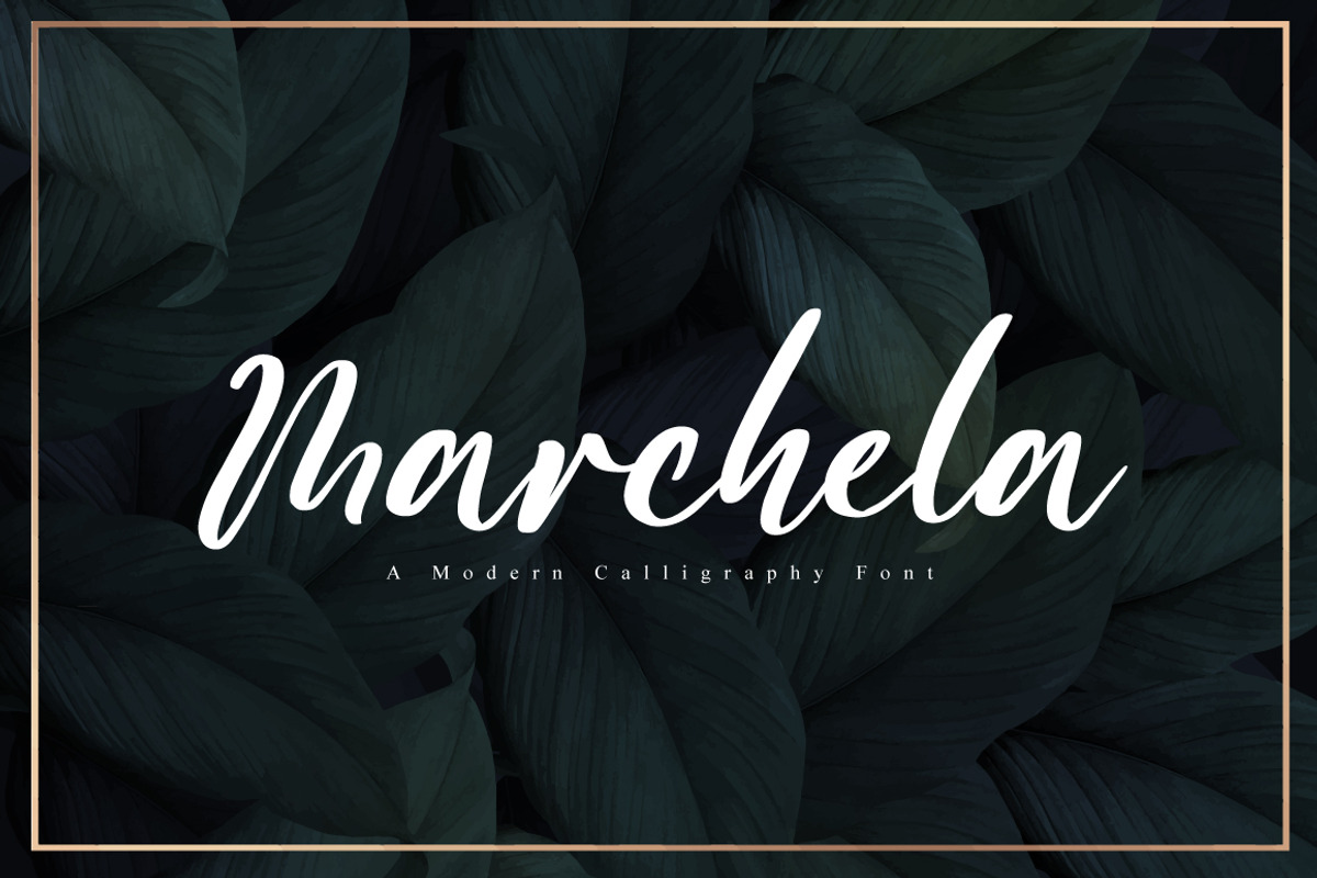 Marchela a Modern Calligraphy Font, a Script Font by Fatmawati (Photo 1 of 12)