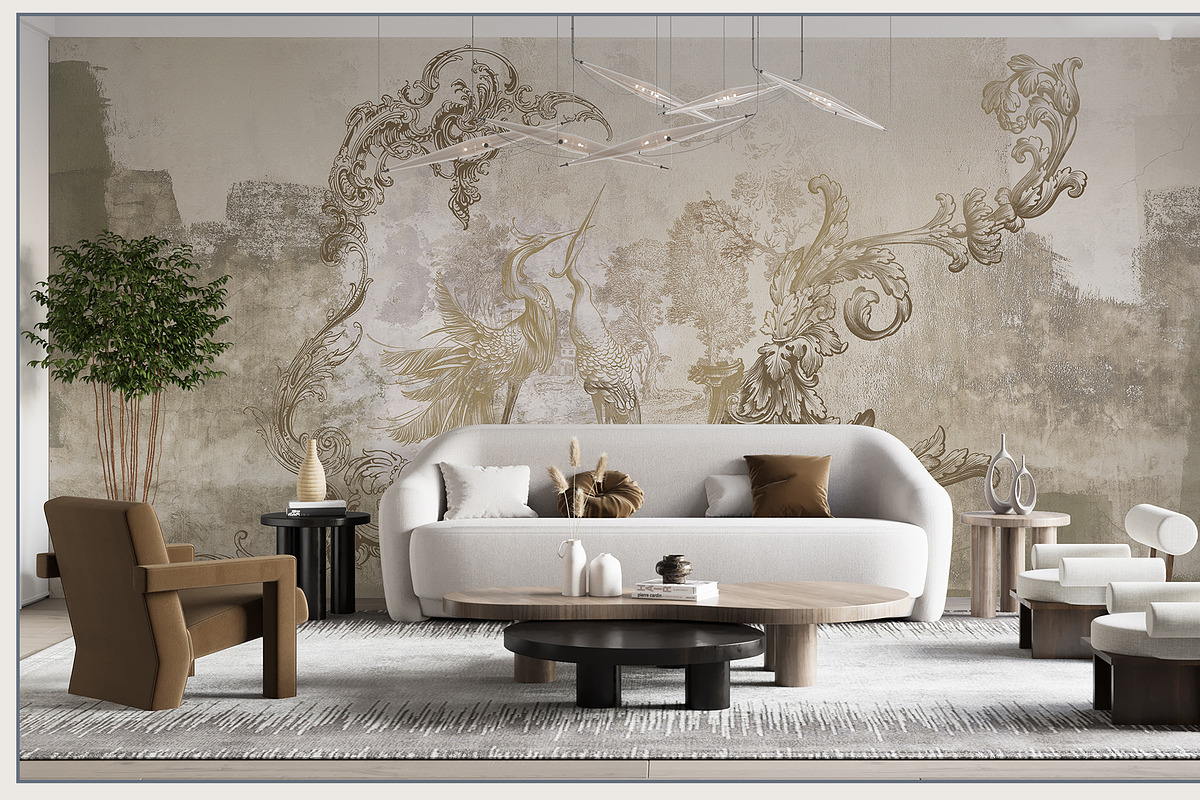 Fresco collection Baroque mural, a Wallpaper Graphic by Natalia0307 (Photo 18 of 18)