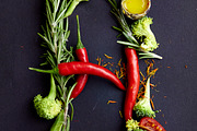 Food Alphabet Letters Collection, a Photo by Juliko1 (Thumbnail 11 of 20)