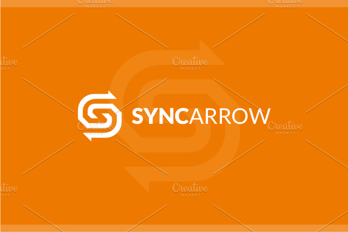 Sync Arrow - Letter S Logo, a Branding & Logo Template by yopie